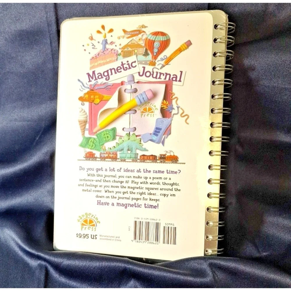 Y2K Magnetic Journal 2002 Scholastic Sealed Spiral Vintage Metal Unopened NOS